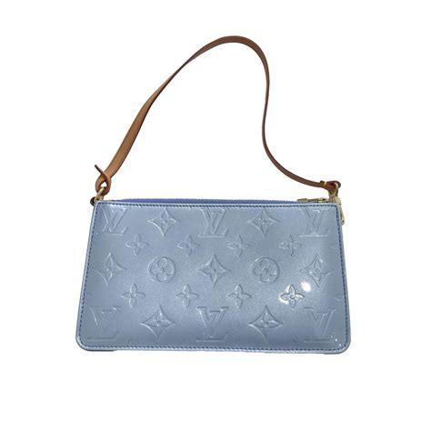 louis vuitton baby blue vernis shoulder bag|Louis Vuitton small side bag.